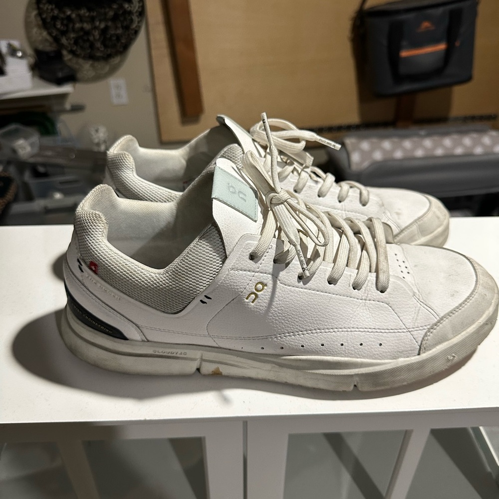 On Running Roger white/grey/blue size 13